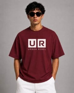 Urban Rebel Chaos Club 240 GSM Oversized T-Shirt