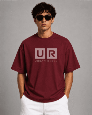 Urban Rebel Chaos Club 240 GSM Oversized T-Shirt