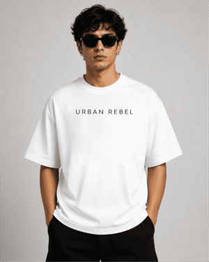 Urban Rebel Shadow Protocol 240 GSM Oversized T-Shirt