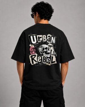 Urban Rebel Anarchy 260 GSM Oversized T-Shirt